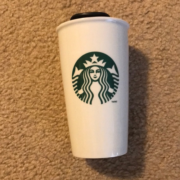 Starbucks ceramic travel mug - Picture 1 of 6